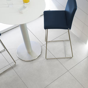 indoor tile / for floors / porcelain stoneware / satin