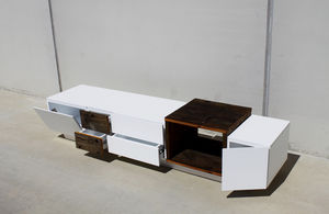 original design sideboard / solid wood / matte lacquered wood / custom