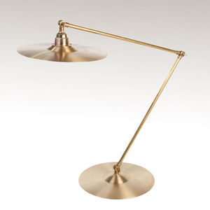 table lamp / contemporary / brass / handmade