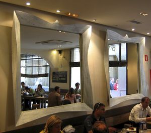 wall-mounted mirror / free-standing / hanging / original design