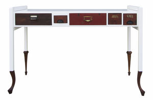 oak desk / lacquered wood / original design / custom