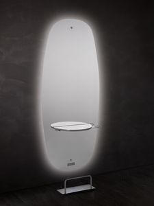 contemporary dressing table / laminate / wall-mounted / for hairdressers