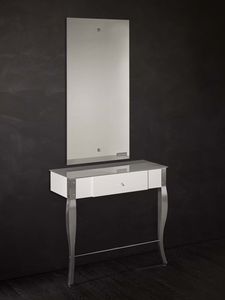 contemporary dressing table / aluminum / wall-mounted / for hairdressers