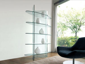 original design shelf / tempered glass facing