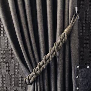 upholstery fabric / for curtains / plain / polyester