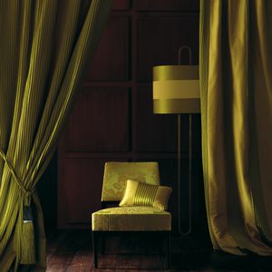 curtain fabric / striped / polyester / cotton