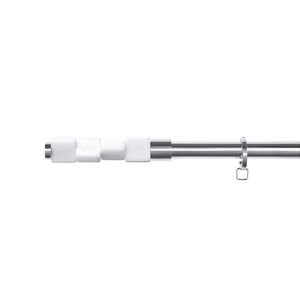 metal curtain rod / resin / acrylic