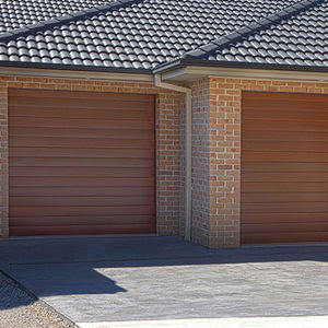 sectional garage doors / wooden / automatic