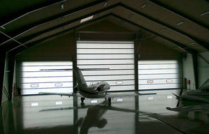 roll-up industrial door / sliding / steel / automatic