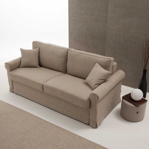 sofa bed / contemporary / fabric / 3-seater