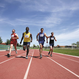 synthetic sports flooring / rubber / for outdoor use / for indoor use