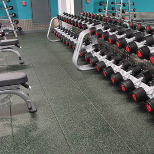 recycled rubber sports flooring / for outdoor use / for indoor use / commercial