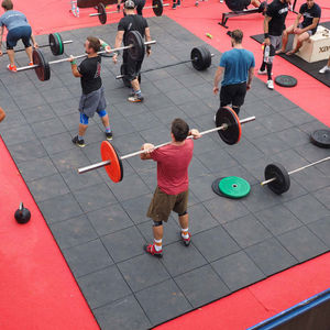 recycled rubber sports flooring / for outdoor use / for indoor use