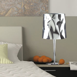table lamp / contemporary / metal / polyester