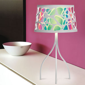 table lamp / contemporary / fabric / metal
