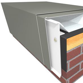 aluminum edge trim / facade