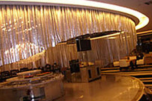 interior woven wire fabric / aluminum / close-knit mesh
