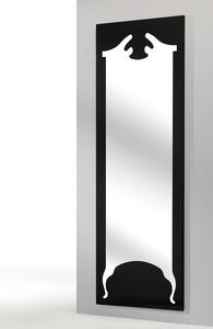 wall-mounted mirror / contemporary / rectangular / commercial