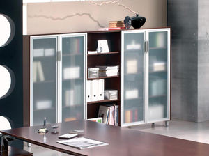 contemporary bookcase / for offices / wooden