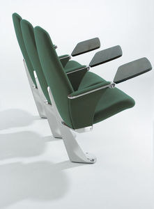 contemporary auditorium seating / textile / tablet