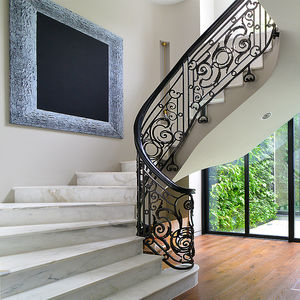 stainless steel balustrade / indoor / for stairs