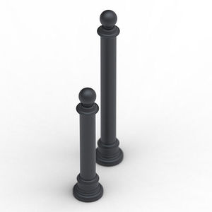 security bollard / steel / composite