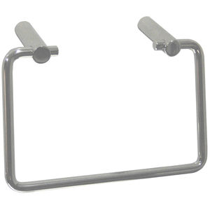 towel ring / wall-mounted / stainless steel / for hotels
