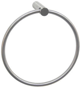 towel ring / wall-mounted / stainless steel / for hotels