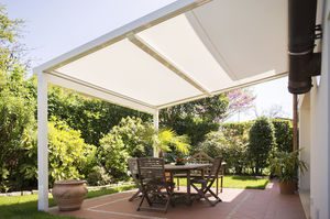 wall-mounted pergola / aluminum
