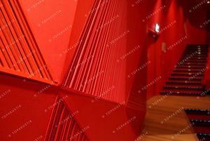 interior acoustic panel / wooden / design / commercial