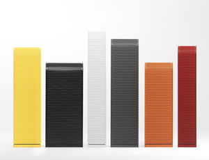contemporary bookcase / MDF