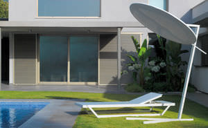 offset patio umbrella / stainless steel