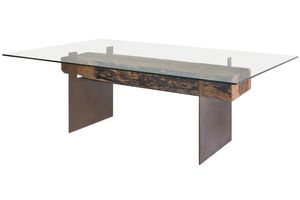 contemporary secretary desk / wooden / metal