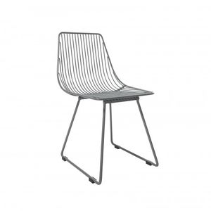contemporary chair / child's / metal / sled base