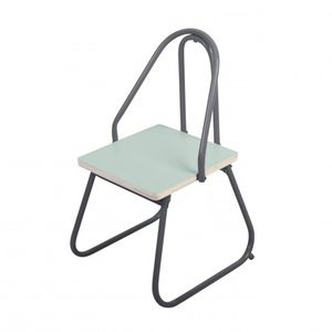 contemporary chair / child's / plywood / metal