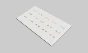 fiber cement cladding / perforated / panel