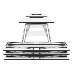 work table / contemporary / wooden / rectangular