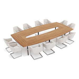 conference conference table / contemporary / wooden / rectangular