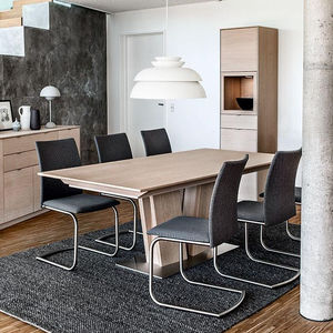 Scandinavian design dining table / oak / beech / cherrywood