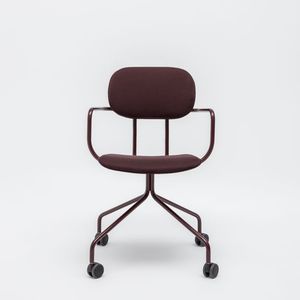 contemporary office chair / on casters / star base / with armrests