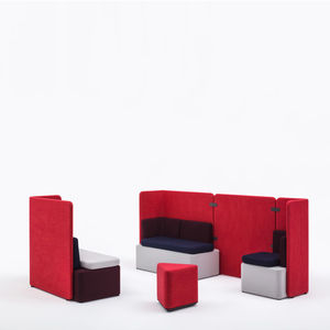 modular sofa / corner / contemporary / fabric