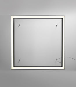 contemporary ceiling light / square / aluminum / LED