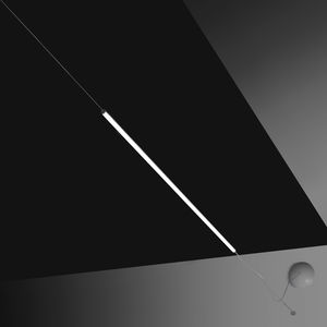 hanging lamp / contemporary / painted aluminum / methacrylate