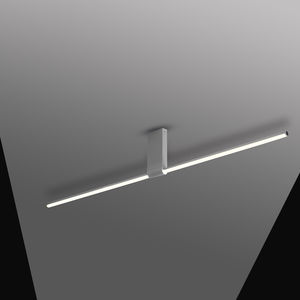 surface-mounted light fixture / LED / linear / lacquered aluminum