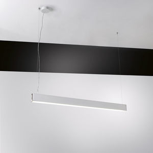 hanging light fixture / LED / linear / aluminum