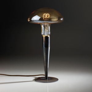 table lamp / contemporary / blown glass / dimmable