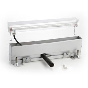 recessed floor light fixture / LED / rectangular / outdoor