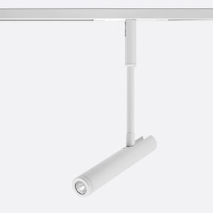 LED track light / round / painted aluminum / for shops