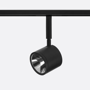 LED track light / circular / painted aluminum / for shops
