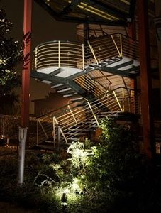 surface mounted spotlight / outdoor / LED / round